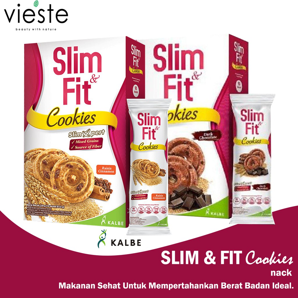 Slim & Fit Cookies - Chocolate & Cinnamon - Cemilan Rendah ...