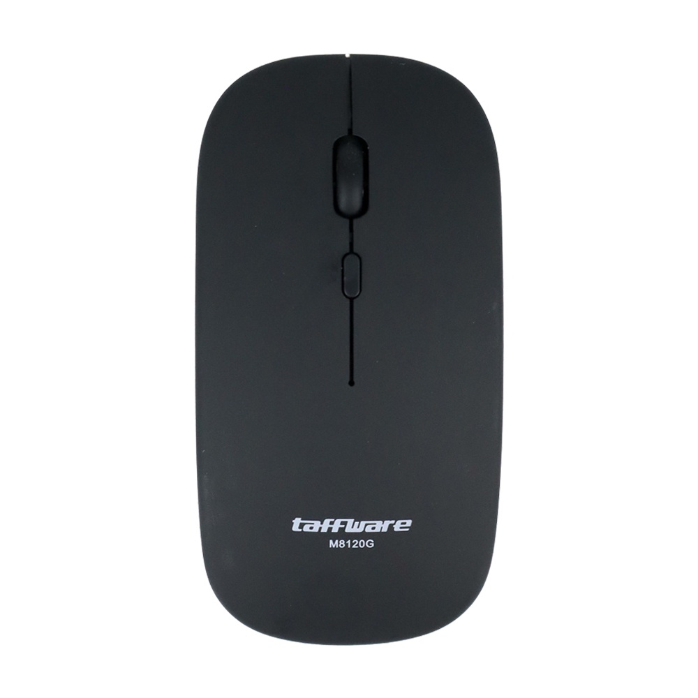 Taffware Mouse Bluetooth 5.2 &amp; Wireless 2.4G Rechargeable - M8120G - Black - OMMS1QBK