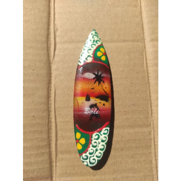 Tempelan Kulkas Papan Surfing Bali Unik Murah