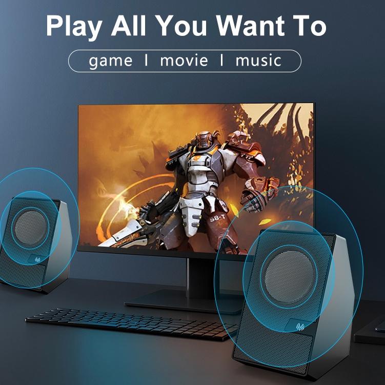 Langsung Kirim Speaker laptop multimedia bass Speaker D7 surround stereo - Garansi Resmi 1 Tahun