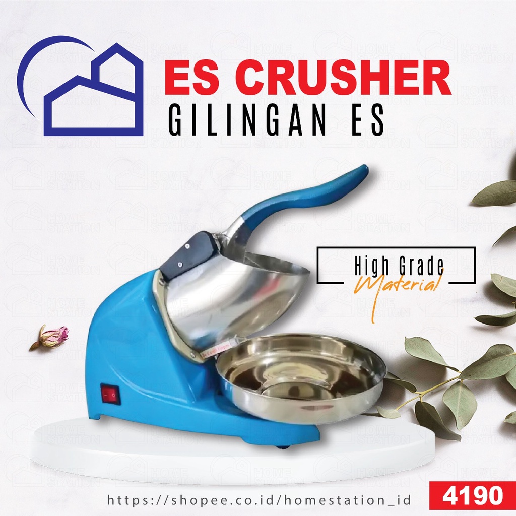 Mesin serut es / alat penghancur es / mesin giling es / Ice Crusher dengan Pisau Ganda 4190