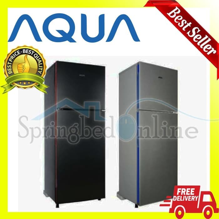 AQUA Kulkas 2 Pintu 203 Liter AQR-D261 (DS/LS)