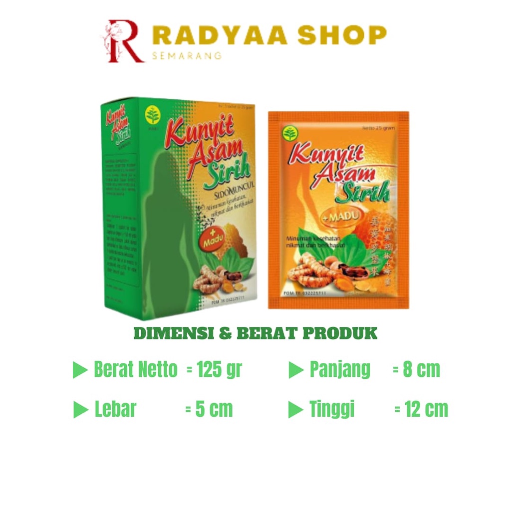 Minuman Herbal Kunyit Asam Sirih