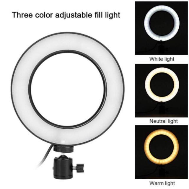 RING LIGHT LED uk. 26 CM ( ONLY ) - Lampu untuk Make up, Selfie, Vlog, Buat Video Tiktok