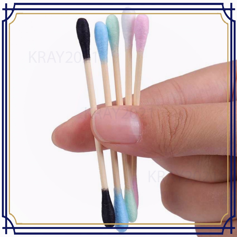 Cotton Buds Bambu Pembersih Telinga Korek Kuping 200PCS HT208