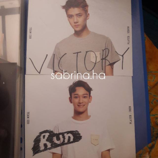 OFFICIAL EXO STARDIUM POSTCARD SEHUN CHEN