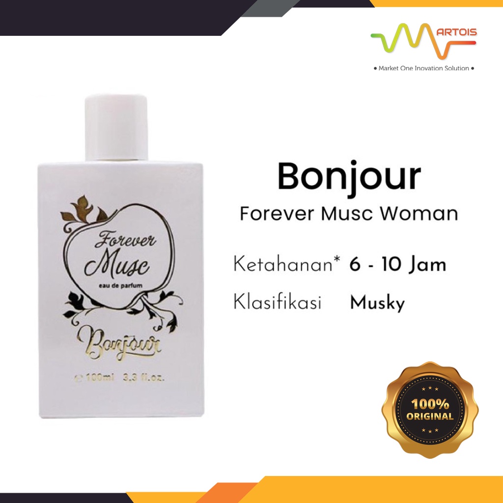Parfum Original Bonjour Forever Musc Woman Eau De Parfume 100ml