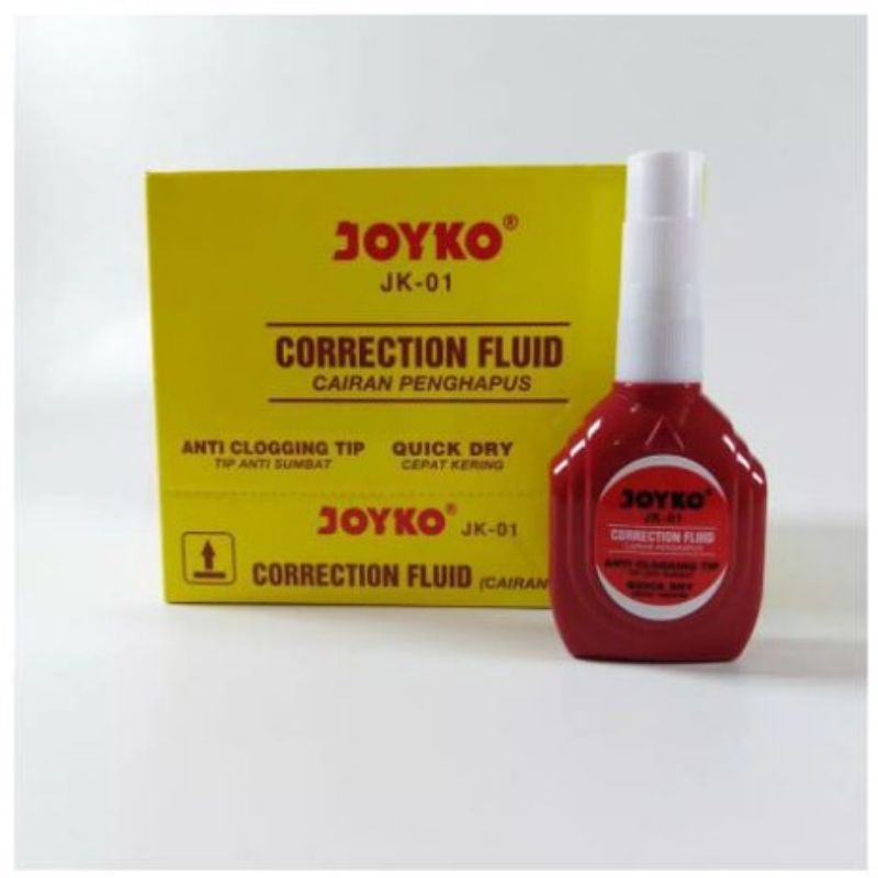 

Correction Fluid Cairan Koreksi Penghapus Cair Joyko JK-01