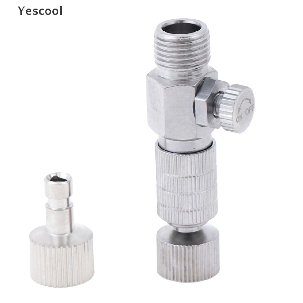 Yescool Airbrush Quick Release Coupling Disconnect Adapter 1/8&quot; Plug Fitting Part .