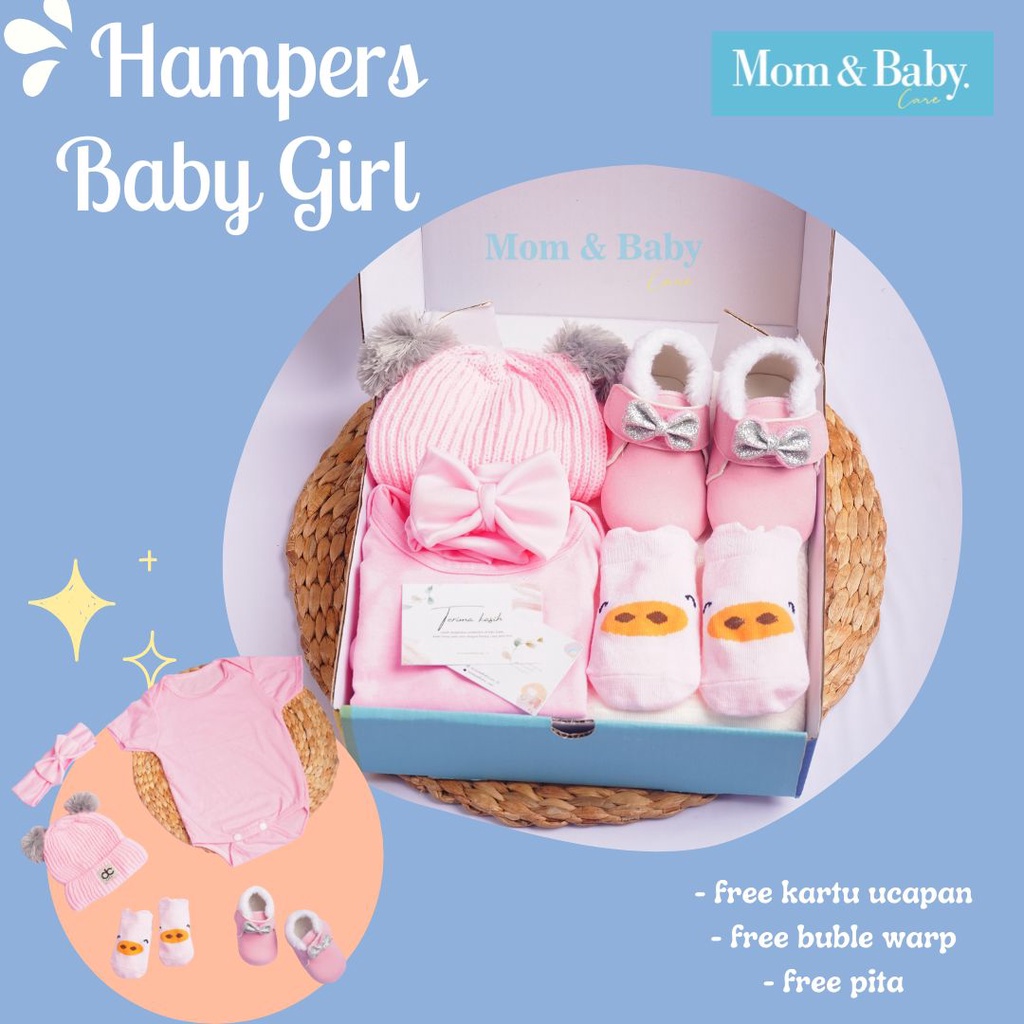 Hampers Bayi Premium Newborn Baby Gift Set Unisex Kado Lahiran Parcel Bayi Laki-laki Perempuan n