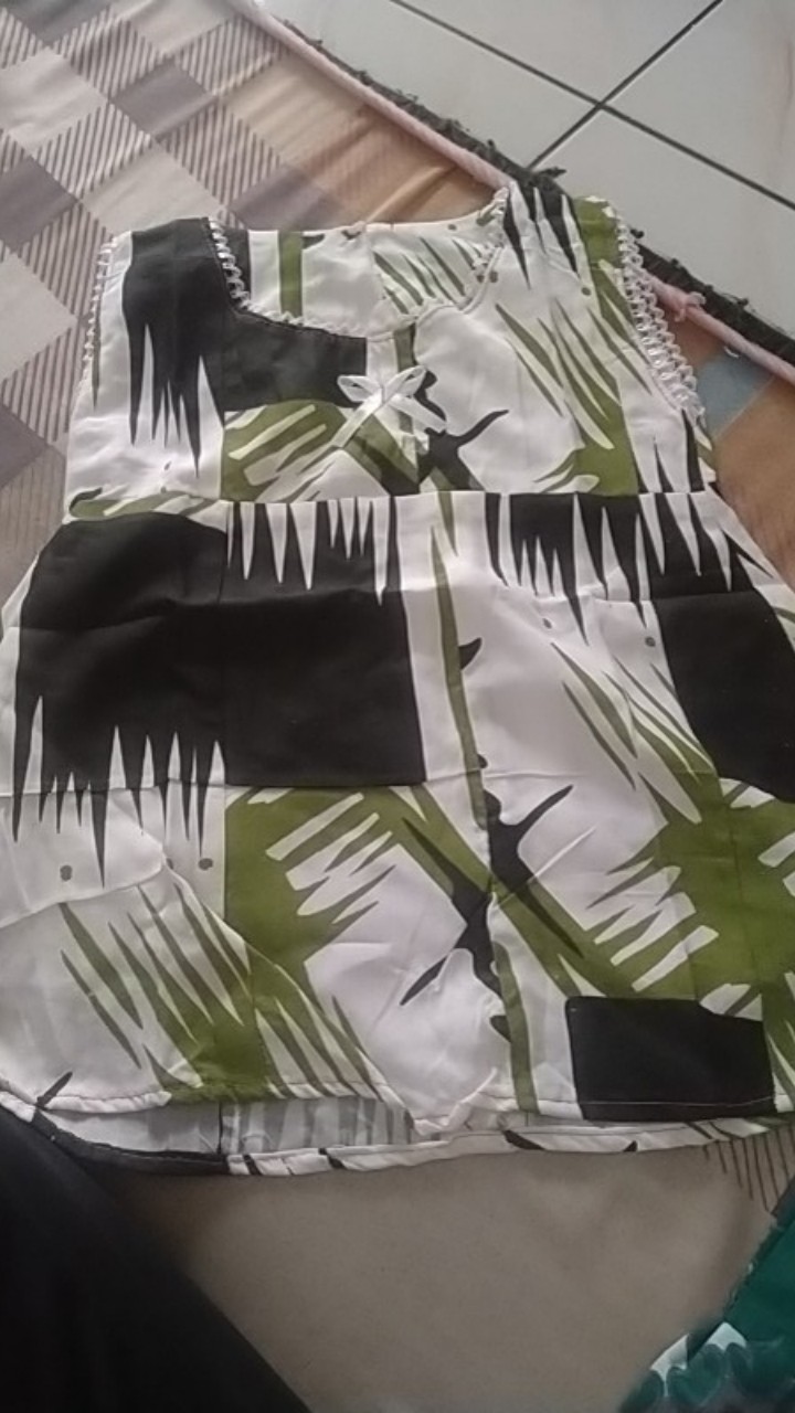 Daster Baju Anak Bayi Renda Pilih Motif Warna Batik Usia 6 Bulan - 1 Tahun Cod
