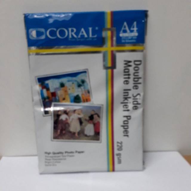 Coral Double Side Matte Inkjet Paper