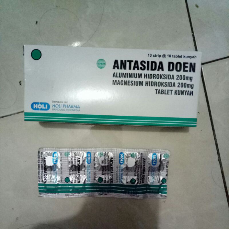 

Antacida doen tabet 1box isi 100 tablet