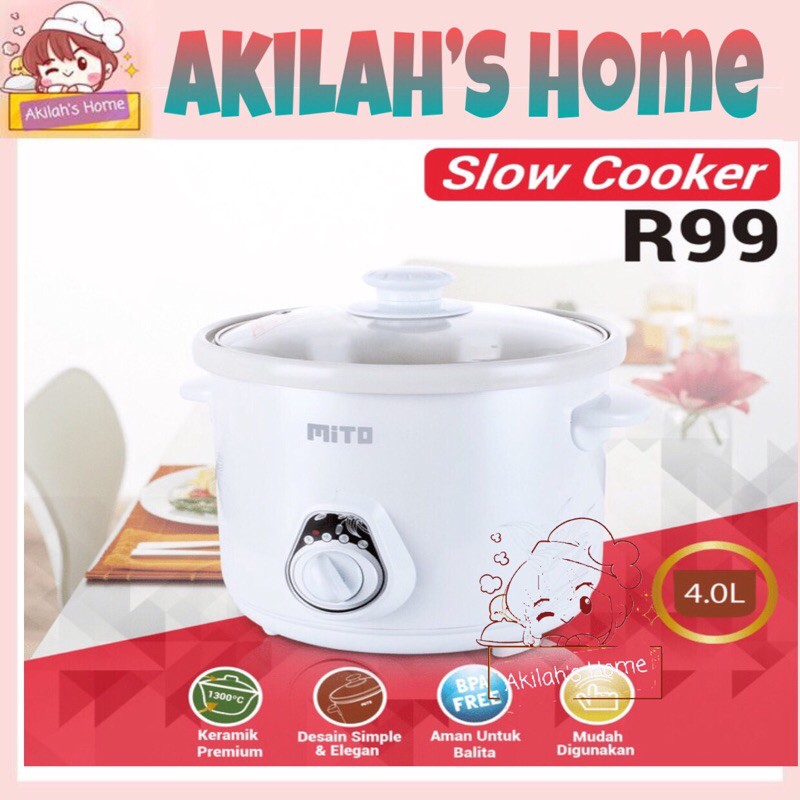 MITO SLOW COOKER R99 (Kapasitas 4 Liter)