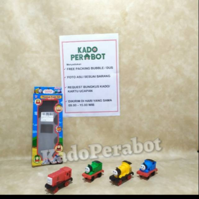 Mainan Kereta Thomas and Friend 4Pcs-thomas kereta- mainan kereta api