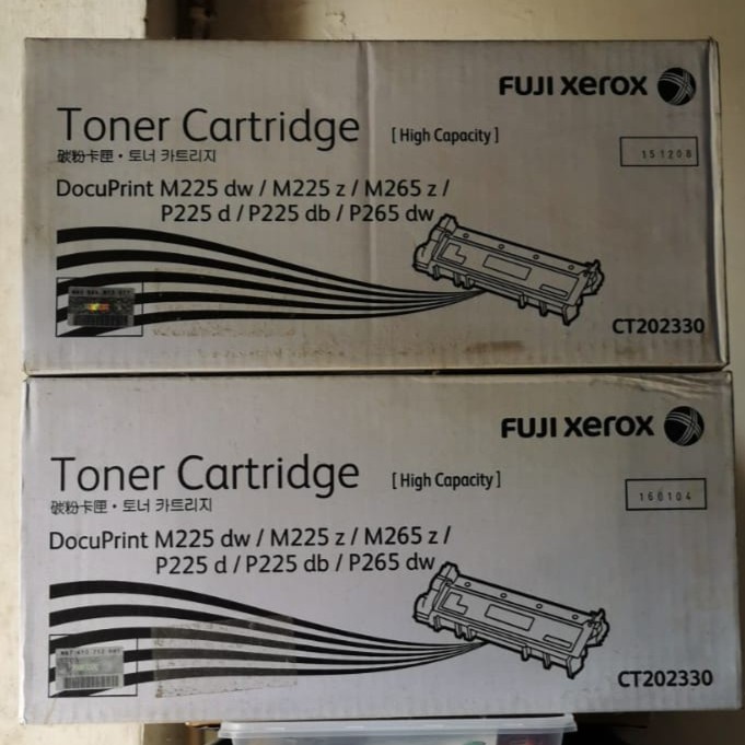 EXPIRED TONER CARTRIDGE FUJI XEROX CT202330 BLACK LASERJET M225dw / P225d