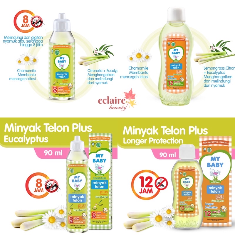Promo Diskon Termurah My Baby Minyak Telon Bayi Plus Eucalyptus Oil Anti Nyamuk 8 Jam 12 Jam Plus