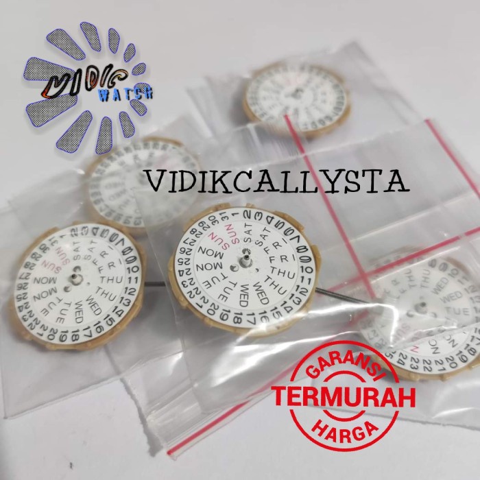 MESIN SWEEP JAM TANGAN MOVEMENT SP28 SUNON SP 28 SP-28 TANGGAL HARI ORIGINAL