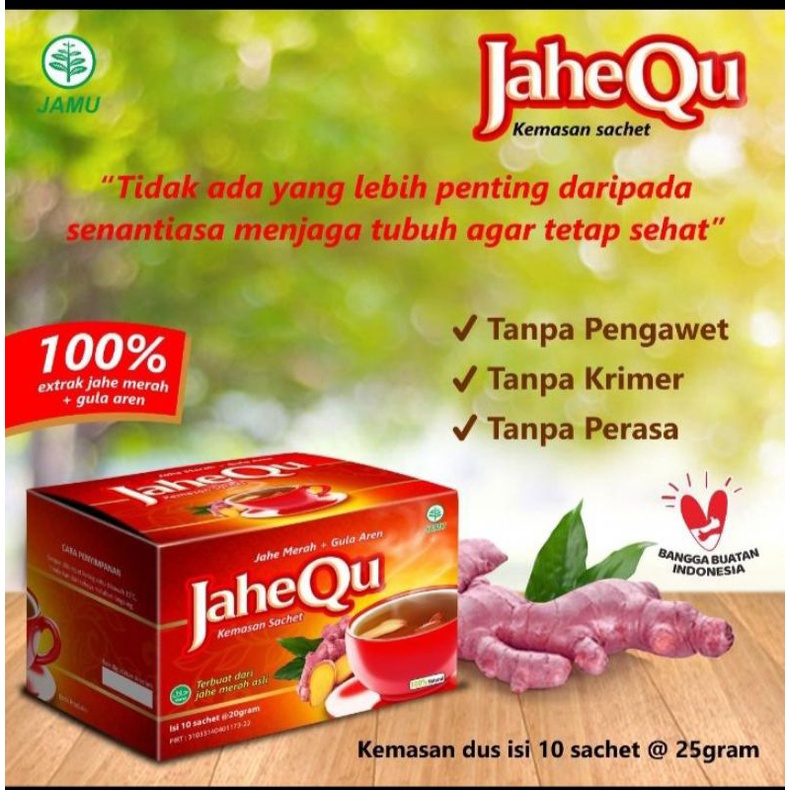 

JaheQu (JAHE MERAH PLUS GULA AREN)