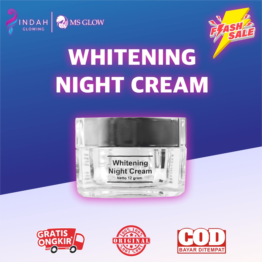 ms glow whitening night cream / whitening night cream ms glow original