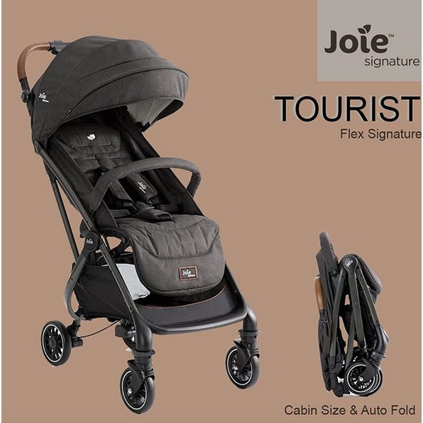 [FREE BAG] Joie Tourist 2021 Flex Signature Auto Fold Cabin Stroller Kereta Dorong Anak Bayi Kokoh Kuat