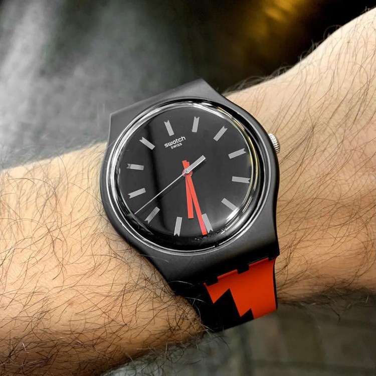 Swatch SUOB164 Orangeboost Original Jam Tangan Pria Swatch