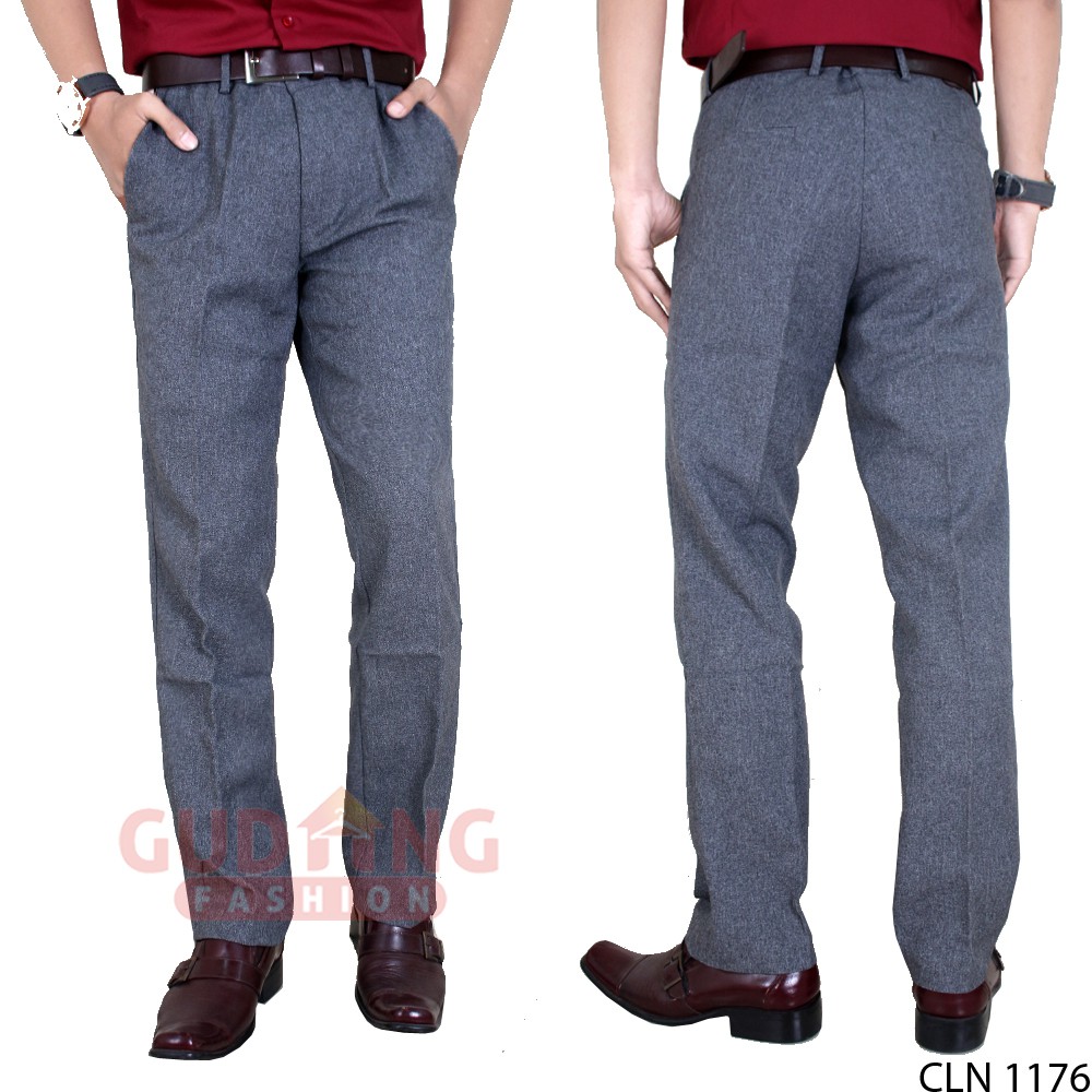 Celana Bahan Celana Pria Formal Dan Kantor Slimfit - CLN 1176