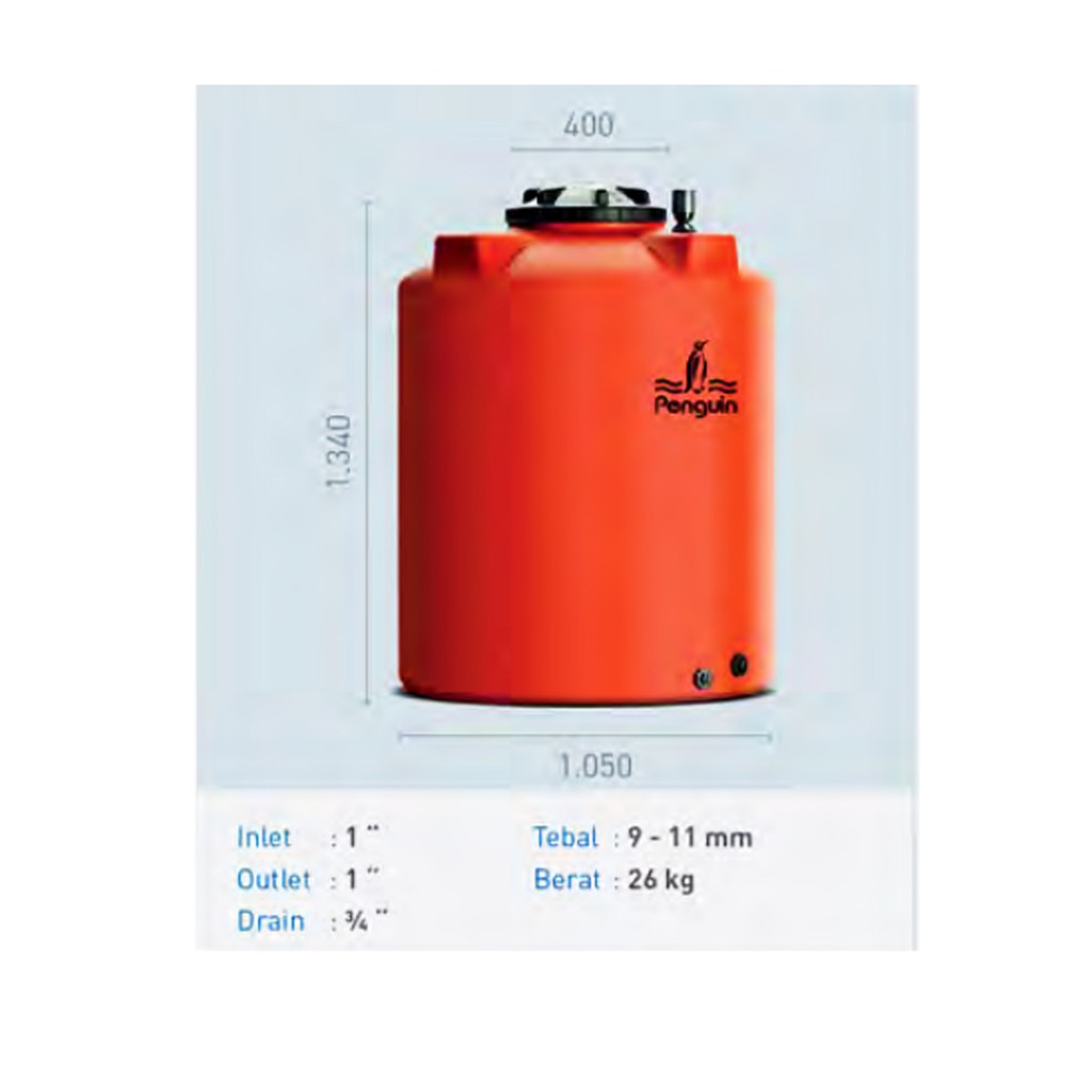 Tangki air pinguin 1000 liter/toren air penguin TB 110