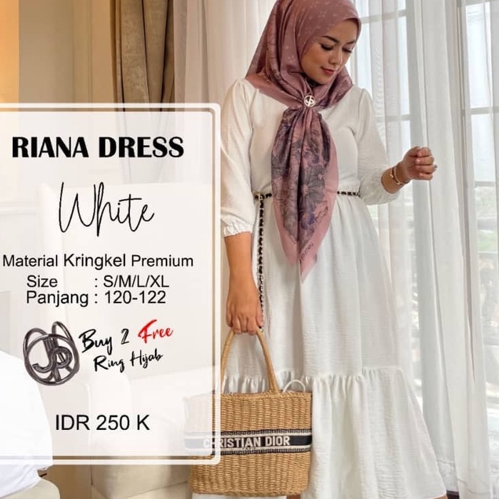 Riana Midi Dress by Journey Scarves Jp