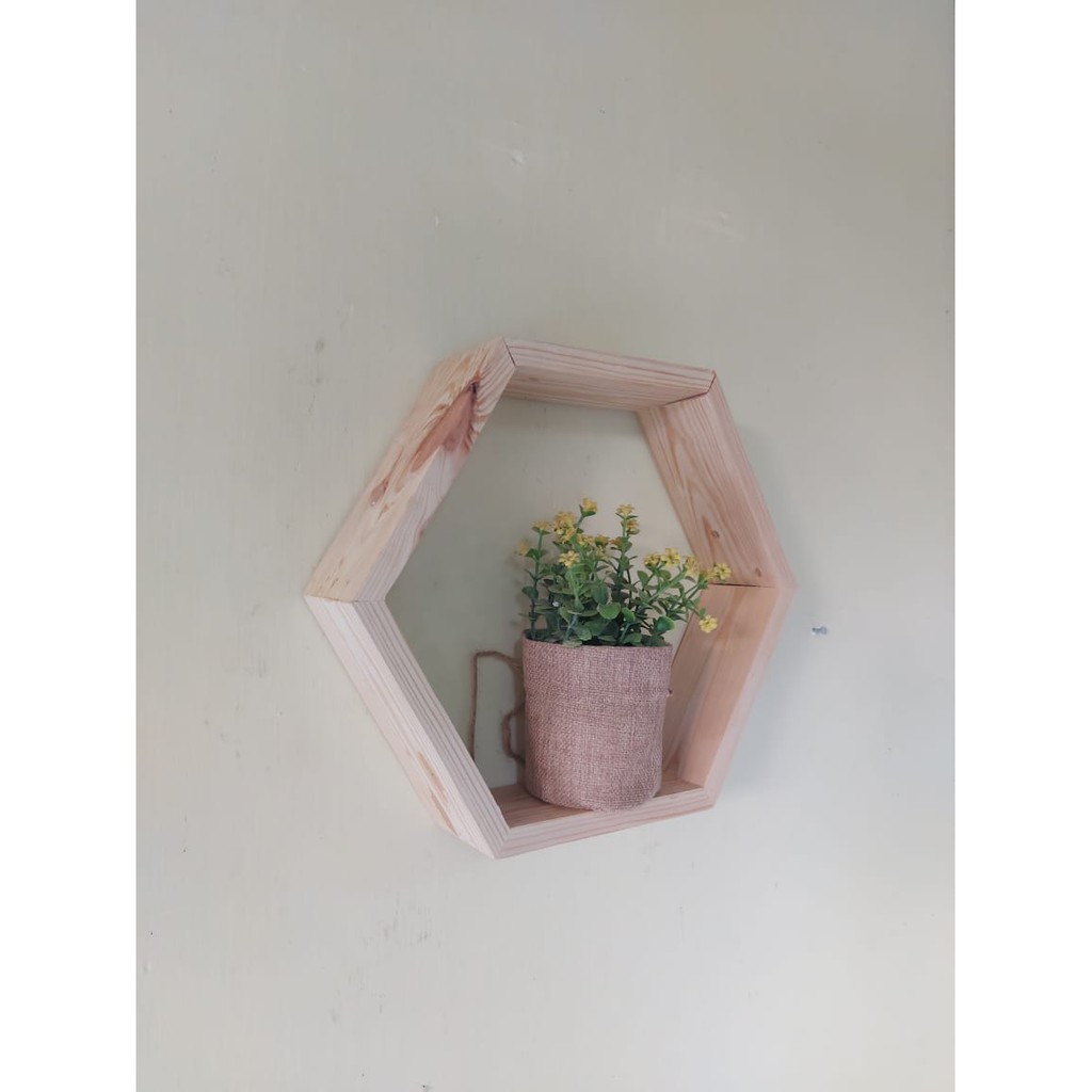  Rak  Gantung  Shelves Hexagonal Small Shopee Indonesia