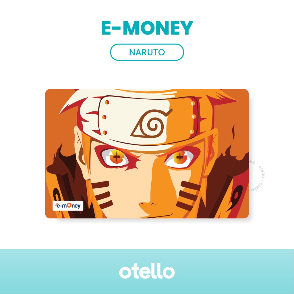 Kartu eMoney Naruto Itachi Obito Pain e-Money Card Anime Jepang eToll Mandiri