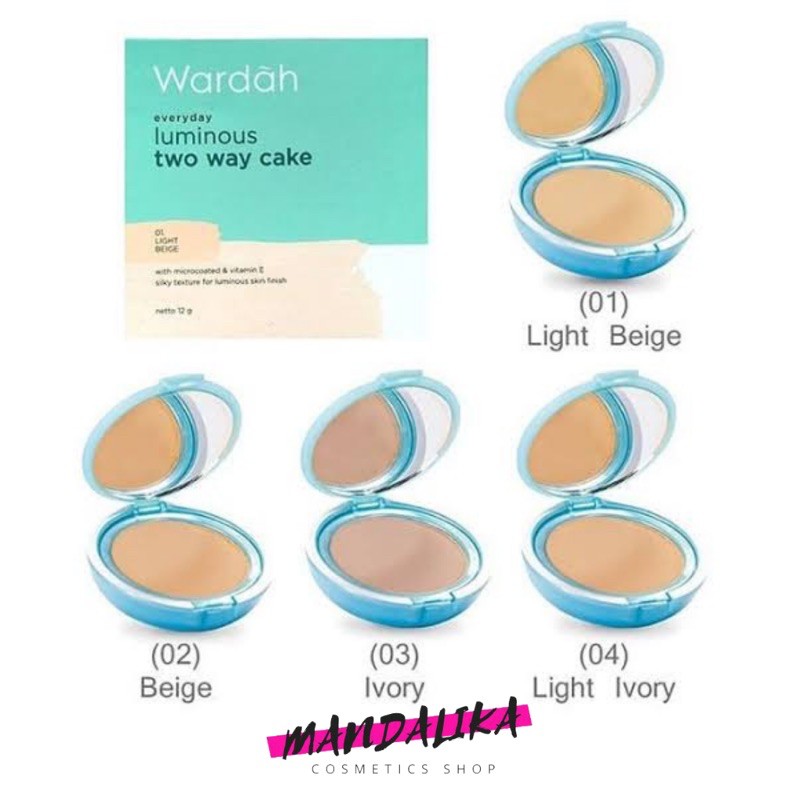 Wardah Luminous Two Way Cake