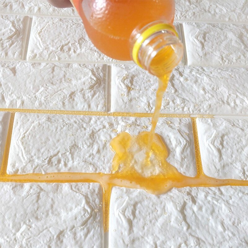 SN-C55-58 Wallpaper Dinding 3D Wall Sticker Foam Batu Bata Walpaper Dinding Murah WallSticker Kayu-2