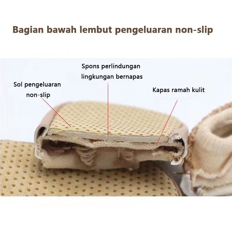 Sepatu Prewalker Pendek Kaos Kaki Bayi anti slip 9-24 bulan premium