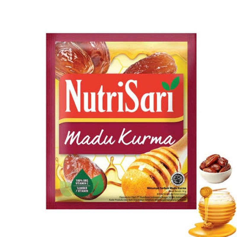 

NUTRISARI RENCENG MADU KURMA 14GRAM X 10PCS