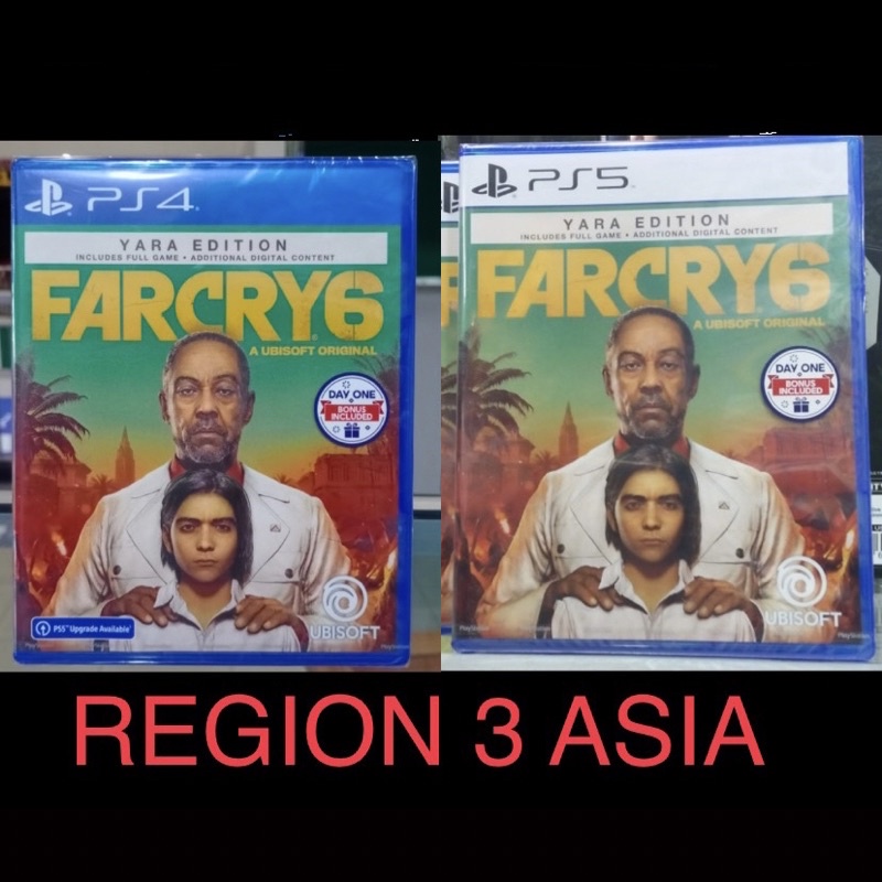 Jual Kaset Far Cry 6 Ps4 Ps5 Region 3 Asia Yara Edition Game ...