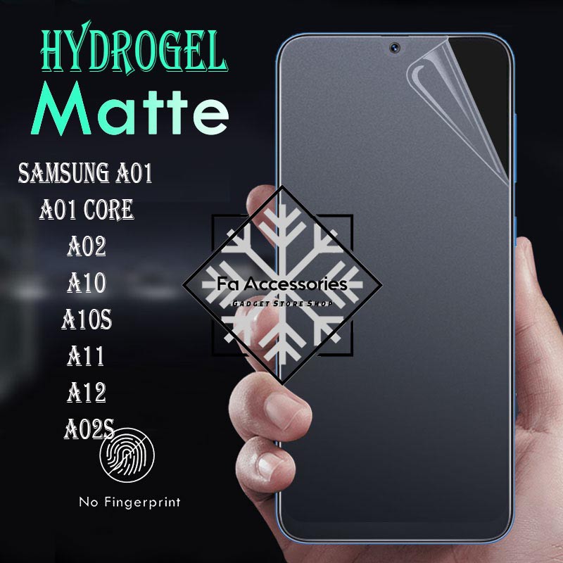 FA ANTI GORES JELLY HYDROGEL MATTE SAMSUNG a01 a01core a02 a02core a03 a03core  a10s a10 a11 A12 A02S core FULL SCREEN