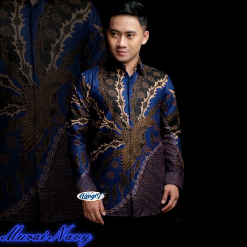 BAJU BATIK PRIA LENGAN PANJANG KEMEJA BATIK PRIA TERBARU TERLARIS