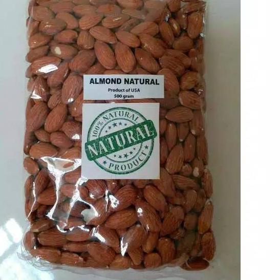

10.10 Flash Sale Raw Whole Almond Nut 500 gr serbuuu !