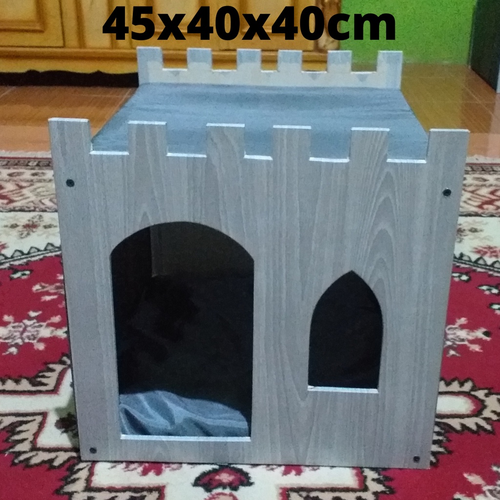 KASUR -KANDANG- RUMAH KUCING PET BED / CAT HOUSE MURAH KUALITAS TERBAIK/ PREMIUM TEMPAT MAKAN KUCING