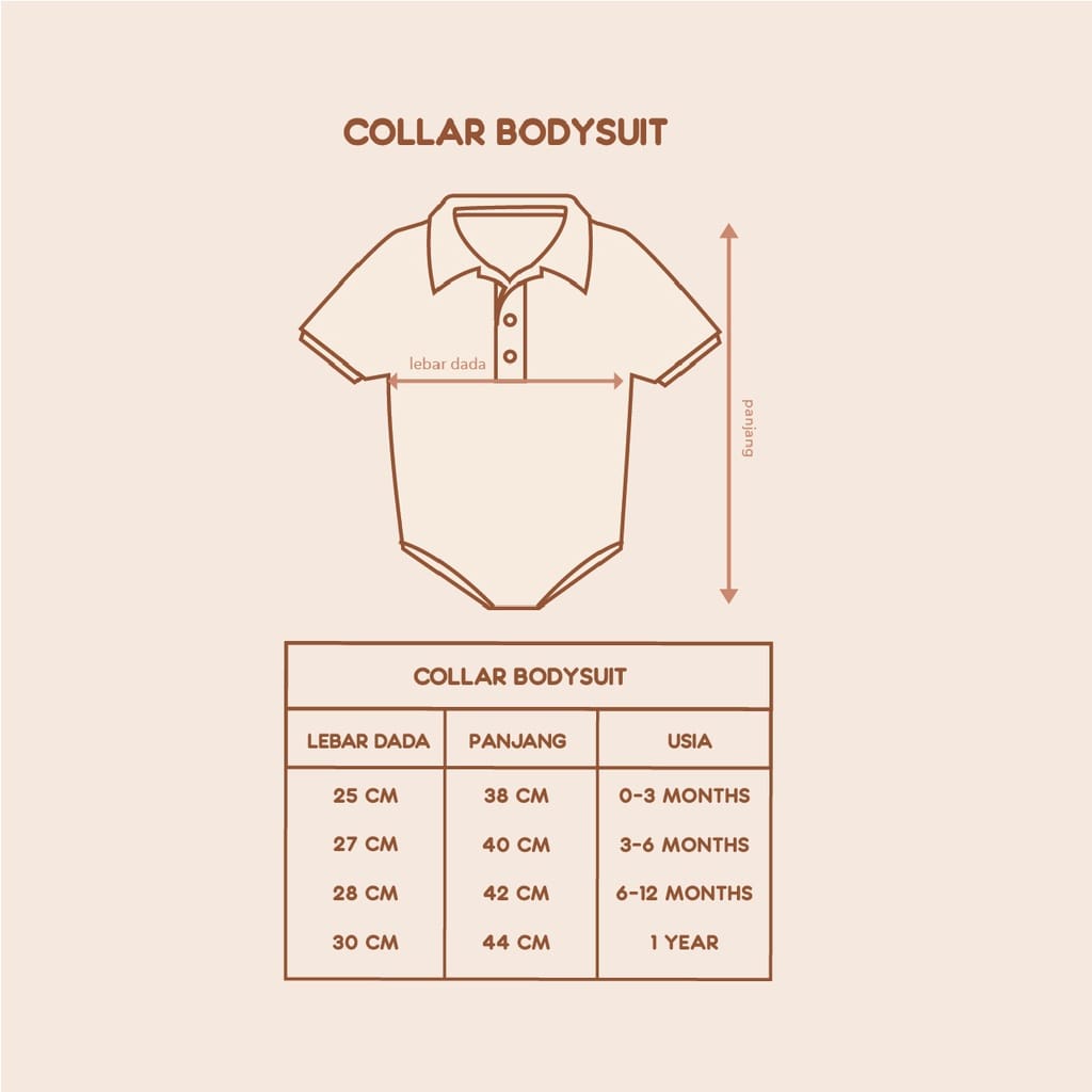 Polo shirt Collar Bodysuit (0-1 Tahun) Booyah Baby &amp; Kids Baju Kodok Bayi Newborn Baju Bayi Arevyonlineshop