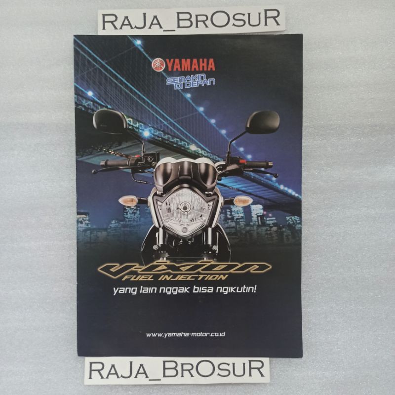 Poster brosur katalog leaflet Yamaha Vixion 2010