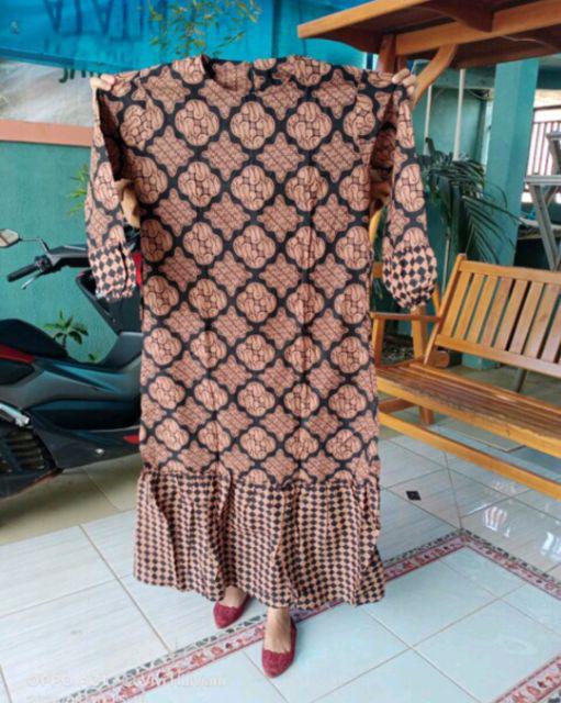 Peomo Murah! Gamis Batik Rempel