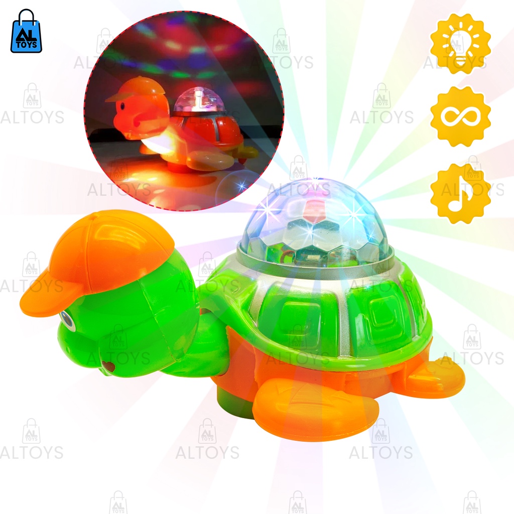 Funtastic Turtle Dancing Disco Mainan Kura-kura Goyang dan Bernyanyi 66-005173A