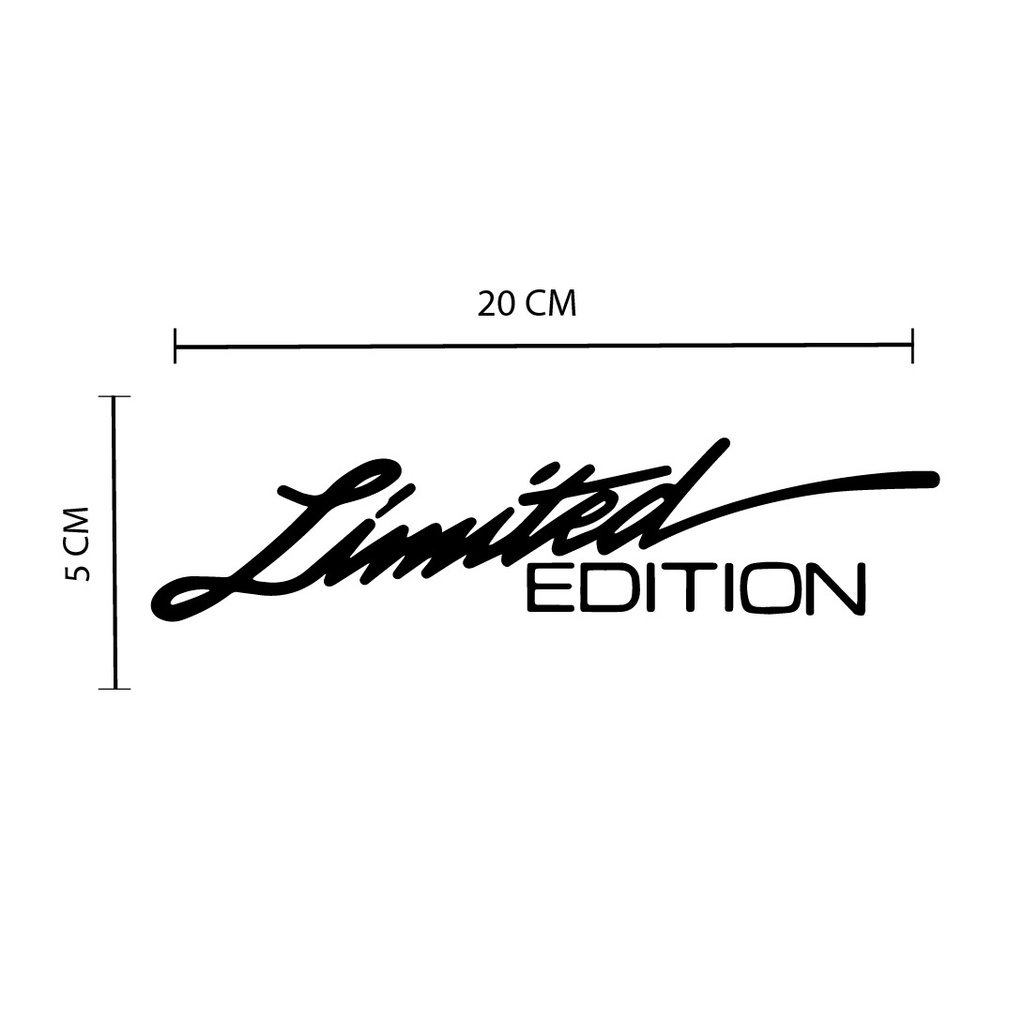 CUTTING STIKER LIMITED EDITION - STIKER LIMITED EDITION MOBIL - KAP BODY MOTOR - LAPTOP - STIKER UNIVERSAL