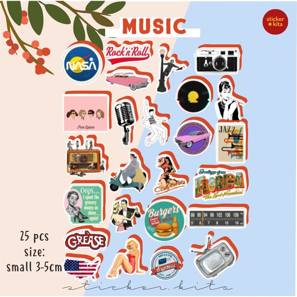 

Music Pack - Sticker Tumblr Aesthetic [FREE GIFT] // BISA CUSTOM STICKER STICKER.KITA