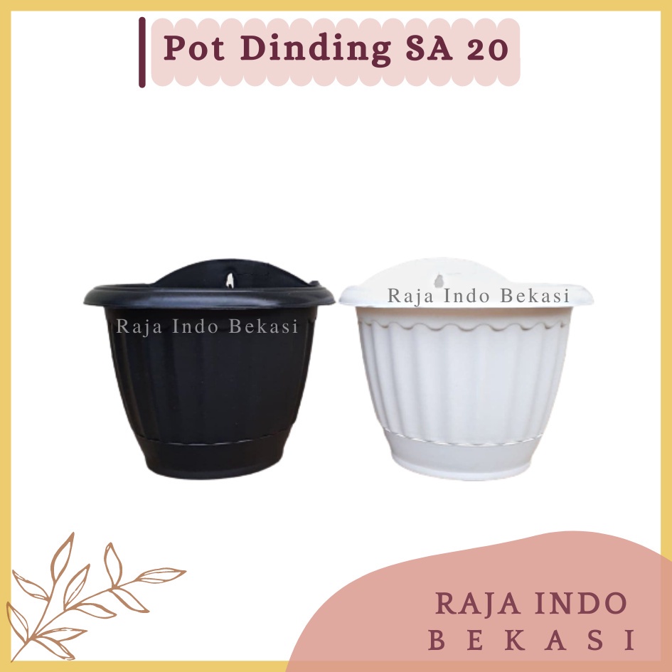 Pot Dinding Sa 20CM Pot Tanaman Hias Bunga 20 Cm Grosir Wall Flower Pot – Bukan Pot Tawon