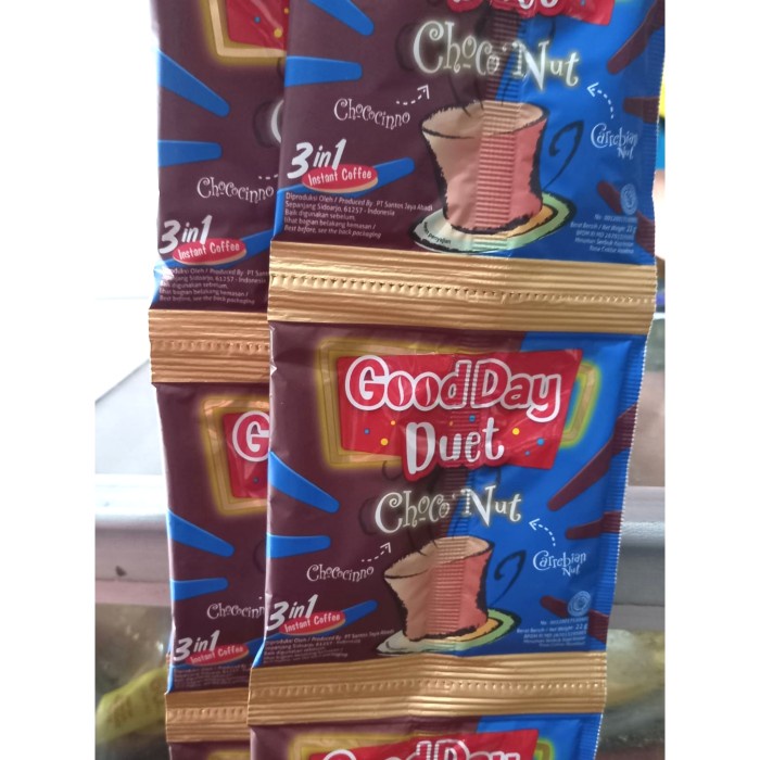 

GOOD DAY DUET CHOCO NUT (22 gr x 10 pcs), chococinno and carrebian nut