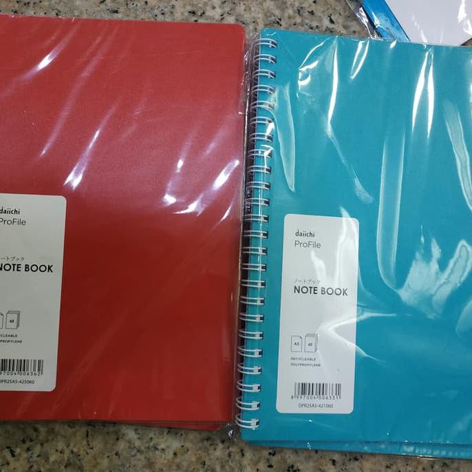 

NOTEBOOK A5 DAIICHI RECYCLEABLE POLYPROPYLENE EXCLUSIVE