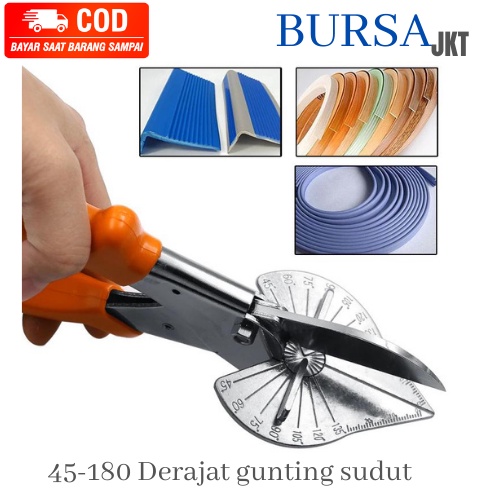 GUNTING PIPA PVC SELANG MULTI GUNTING SUDUT ADJUSTABLE ATUR SUDUT 45 - 135 DERAJAT DAPAT DISESUAIKAN